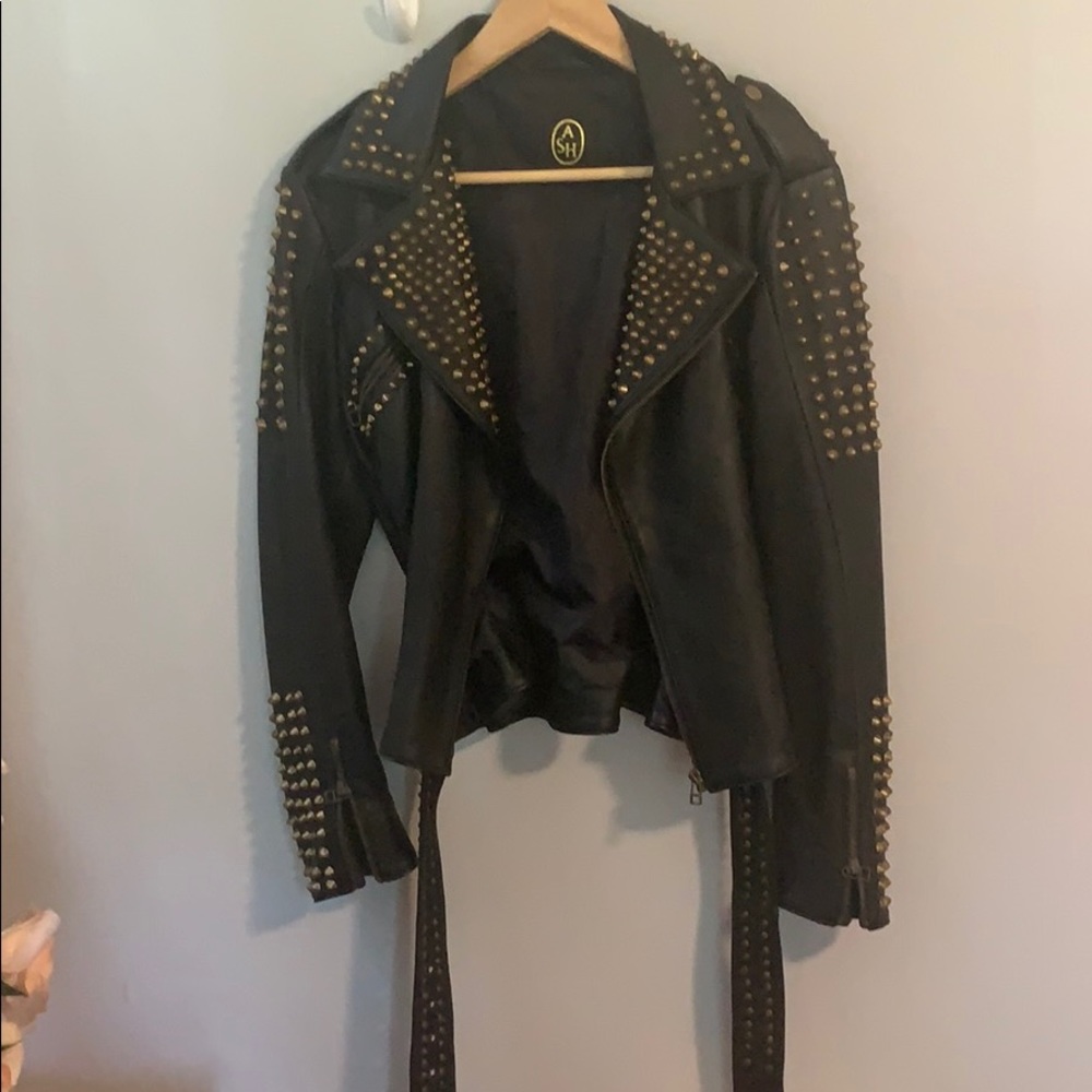 Ash Studded Leather Jacket